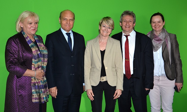 v.l.n.r.: Karin Schrader, Thomas Richter, Angelika Pötter, Rainer Radloff und Beate Scigala